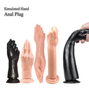 Grande punho vibradores anal plug brinquedo sexual mão macia nádegas expansor butt plug masturbação massageador privado para homossexuais femininos