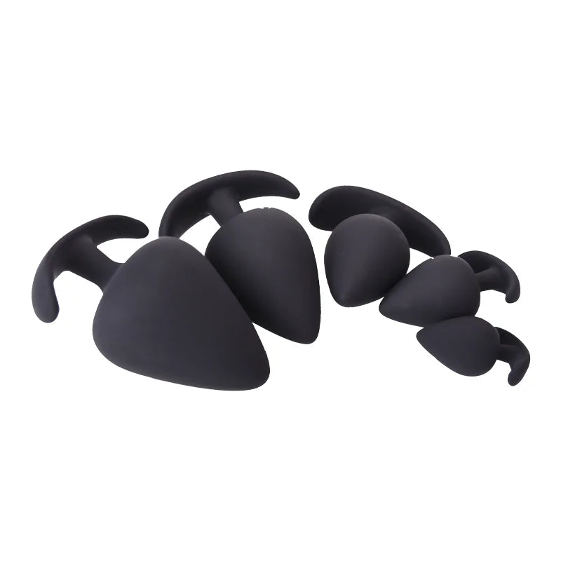 5 tamanhos diferentes anal plug trainer vibrador massagem estimulador de próstata para homens mulheres butt plugs brinquedos sexuais para casais sm adultos 18