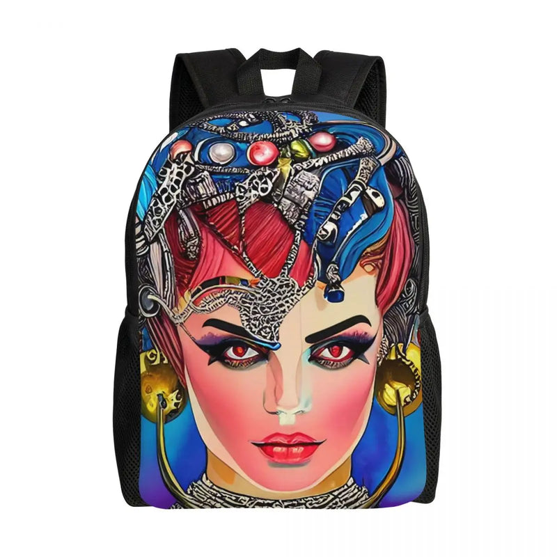 Queen Backpack Miami Meets Africa University Backpacks Boy Girl Elegant School Bags Custom Print Rucksack