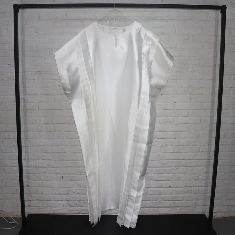 Traje vestido étnico africano com um lenço, tecido personalizado, moda temperamento