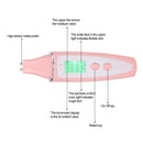 Testador de pele facial display inteligente cuidados com a pele portátil digital detector de pele caneta para casa salão de beleza display inteligente testador de pele