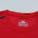 Chrlck conjuntos de corrida de secagem rápida dos homens respirável caminhadas pesca camiseta curto macio elasticidade ginásio ternos fitness esportes ao ar livre