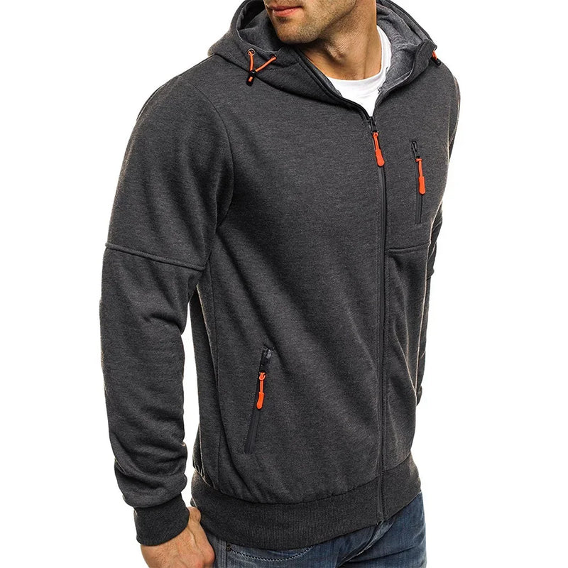 MRMT 2025 Brand New Men's Hoodies Sweatshirts Leisure Cardigan Men Hooded Pullovers Jacquard Casual Man Hoody Sweatshirt Jackets