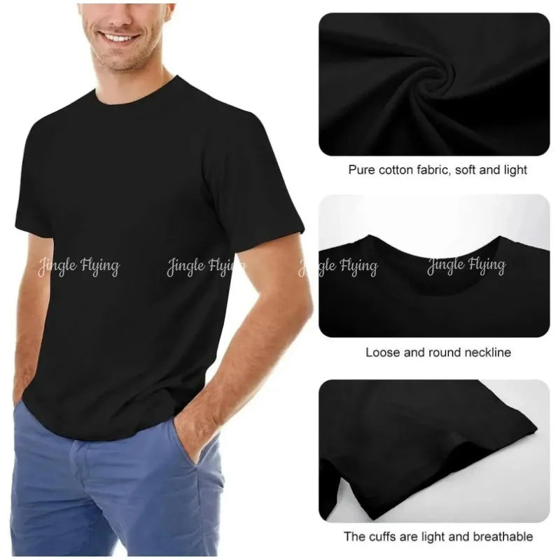 Dipset Stars Immunity Black T-Shirt Cotton Crew Neck With Diplomats Eagle Harlem World Print Short Sleeve
