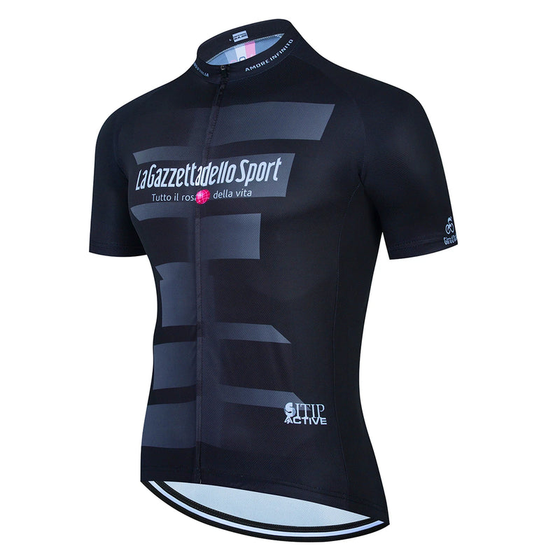 Roxo tour de itália d'italia camisa de ciclismo dos homens respirável camisas de ciclismo pro equipe verão manga curta roupas ciclismo