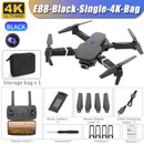 E99 Pro Quadcopter Drone com Controle Remoto, Quatro Axis Aircraft, HD, 6K, Fotografia, UAV, Fixação de Altitude, Helicóptero Brinquedos
