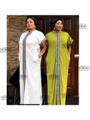 Vestido longo para as mulheres, roupas tradicionais africanas, impressão dashiki, tamanho solto, para a senhora (cp06