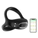 Anel peniano vibrador com controle por aplicativo, anel peniano para retardar a ejaculação, brinquedos sexuais, bloqueio penisring, adulto, masculino, suprimentos sexuais 18 +