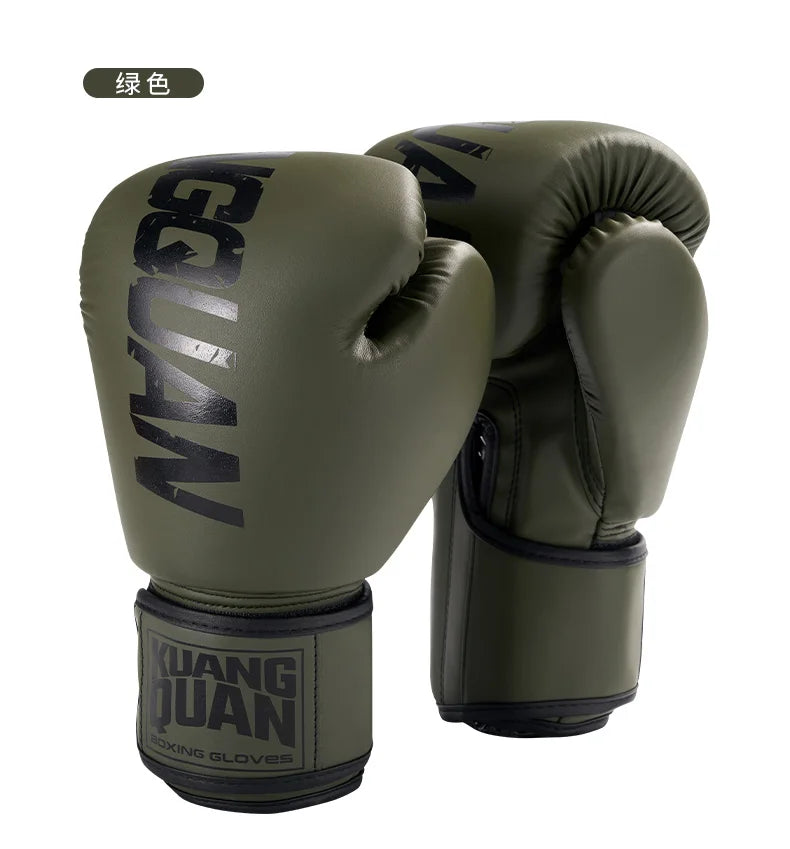 8/10/12/14/16oz Boxing Gloves Professional Adult Sanda Muay Thai Fighting Gloves Men and Women Training Sandbag Free Fight MMA