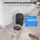 Newpet Alimentador Automático para Gatos Alimentador para Animais de Estimação Tuya APP  Alimentador Inteligente para Cães 2L Adequado para Animais de Estimação de Pequeno e Médio Porte Alimentador Automático