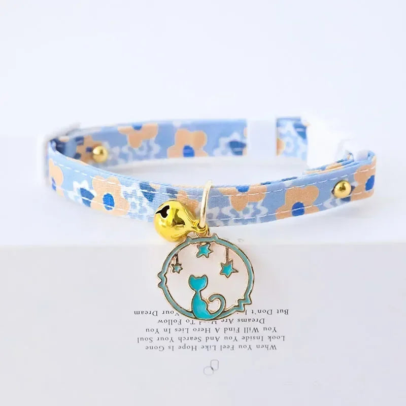 Adjustable Newborn Kitten Collar, Breakaway Safety Collar with Bell, Soft and Comfortable, Ideal for Small Dogs, Pet Accessories