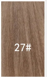 Blice Synthetic Kinky Straight Wrap Around Ponytail Extension Heat Resistant Tail Fake Hair Clip In For Women
