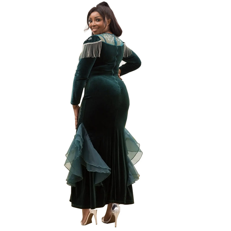Spring Autumn African Women Long Sleeve O-neck Long Dress Dashiki African Clothes Maxi Dresses African Dresses for Women