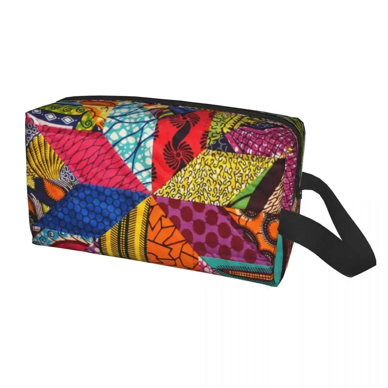 Bag Travel Cosmetic Organizer Fashion Traditional Africa Ethnic Pattern Storage Toiletry Bags