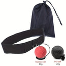 Conjunto de bola de reflexo de boxe, 3 bolas de boxe de nível de dificuldade com faixa de cabeça ajustável para treinamento de agilidade de reação de velocidade de perfuração