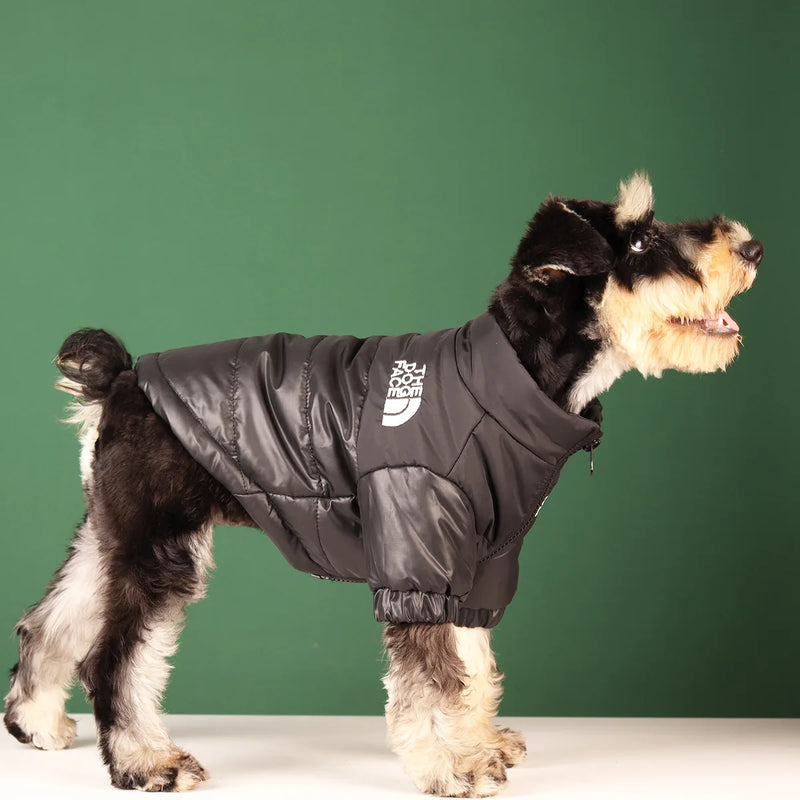 Grande inverno roupas para cães de estimação buldogue francês filhote de cachorro quente jaqueta à prova de vento pequeno médio cão casaco reflexivo chihuahua roupas para animais de estimação