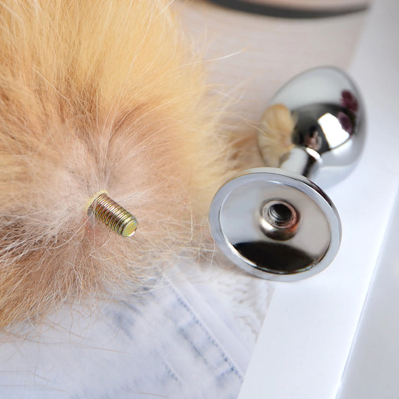 Orelhas de raposa e anal butt plug cauda brinquedos sexuais para mulheres suave anal plug cauda longa sm cospaly jogar para casais brinquedos adultos eróticos