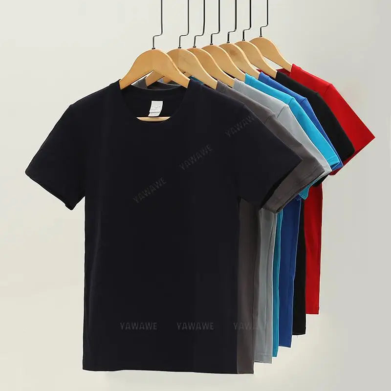 new arrived Men o-neck tshirt fashion summer brand t-shirt anime patch bigger size Loose tops for him plus size teeshirt