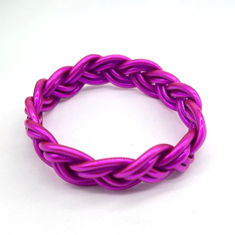 ALLYES Multilayer Handmade Braided Bangles for Women Men Temperament Glitter Filled Jelly PVC Bangle & Bracelet Jewelry Gift