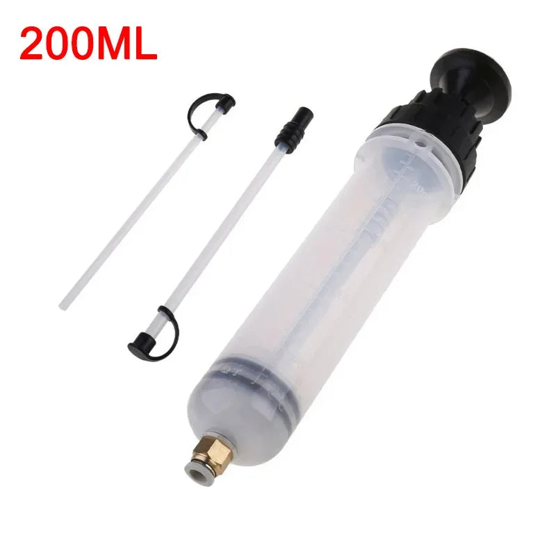 200CC Car Oil Fluid Extractor Portable Needle Tube Automotive Fuel Brake Liquid Extraction Transfer Filling Syringe Car Oil Pump