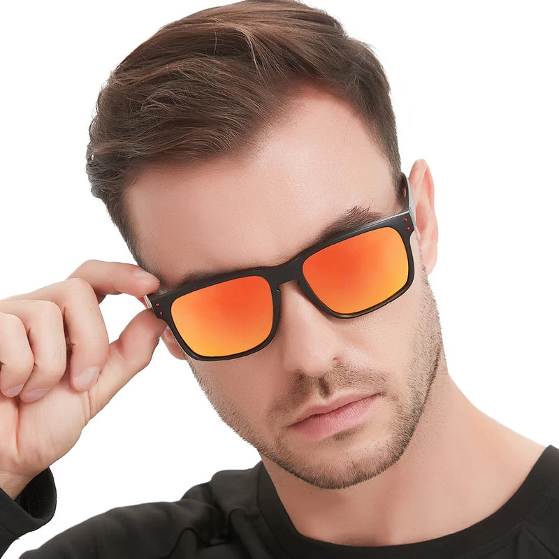 8 pçs moda clássico quadrado uv400 óculos de sol das mulheres dos homens dirigindo colorido na moda leve ao ar livre óculos