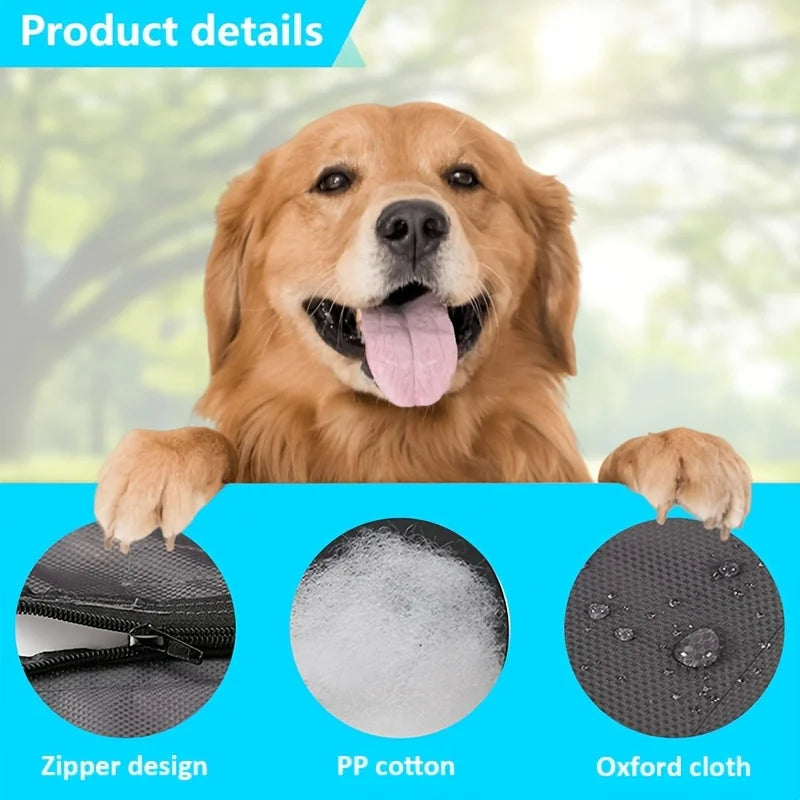 Tapete dobrável portátil para animais de estimação, 100x70cm, cachorro, gato, almofada de dormir com bolsa de transporte para casa, viagem, acampamento ao ar livre, conforto para todas as estações