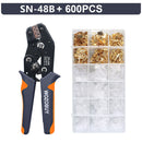 WOZOBUY-Ferramentas de crimpagem para conjuntos de terminais de carro, ferramentas manuais elétricas, SN-48B, 2.8mm, 4.8mm, 6.3mm, 22-13AWG, 0.5-2.5 mm²