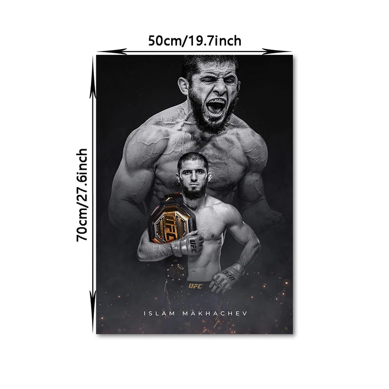 Boxing Fighting Star Canvas Wall Art Print Poster MMA Decorative Painting Modern Home Decor Boxing Sports Lover Gift Unframed