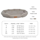 Lavável grande cão canil cama, Pet camas para cães, Home Dog Bed Supplies, Acessórios de tapete de pelúcia, Underpad Bedding