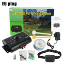 Sistema eletrônico de cerca para animais de estimação, coleira de treinamento para cães, acessórios para animais de estimação, cerca elétrica para cães, som chocado, à prova d'água