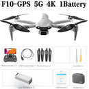 4drc f10 rc drone gps 6k hd câmera dupla grande angular 5g wifi fpv quadcopter sem escova dobrável evitar obstáculos aéreo uav 2km