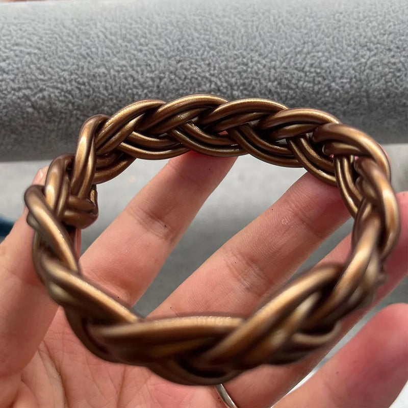 ALLYES Multilayer Handmade Braided Bangles for Women Men Temperament Glitter Filled Jelly PVC Bangle & Bracelet Jewelry Gift
