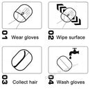 Luva para remoção de pelos de animais de estimação, luvas eletrostáticas para remoção de pelos de cães e gatos, luvas adesivas, tapete, escova de limpeza de roupas