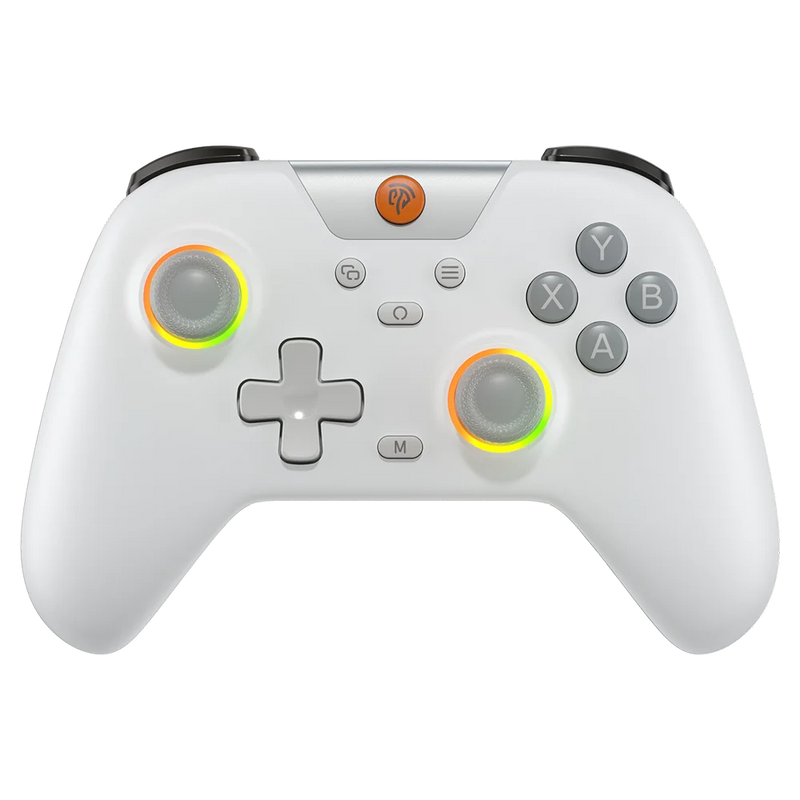 EasySMX X05 Controle PC Sem Fio Gamepad Bluetooth Controlador de Jogos Compatível com PC/Celular/Switch/ Steam Gamer, Luz RGB, Efeito Hall