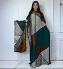 Winyi africano muçulmano senhora verão boho moda impresso kaftan vestido de férias solto streetwear abaya com cinto vestido de praia