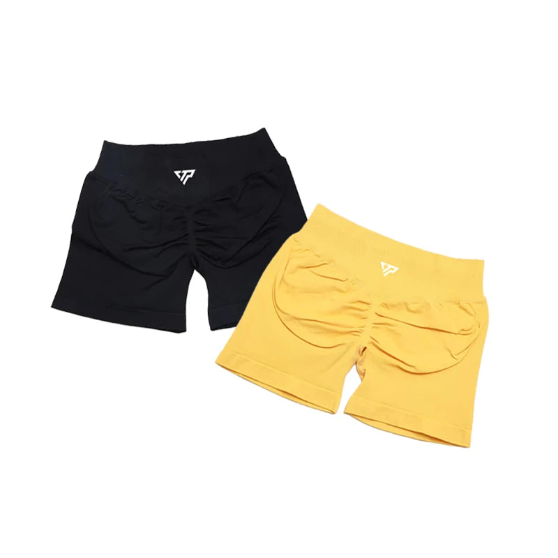 Alta qualidade de boa qualidade esportes femininos estiramento shorts de fitness yoga treinamento correndo pilates apertado yoga shorts