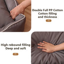 Cama para cães e gatos, à prova d'água, 600d, pano oxford, camas para cães de estimação, macio, espesso, enchimento de algodão pp, resistente à mordida, tapete para animais de estimação, acessórios para cães