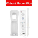 2 em 1 controle remoto sem fio bluetooth para wii wii u controle opcional movimento mais gamepad nunchuck conjunto com capa de silicone