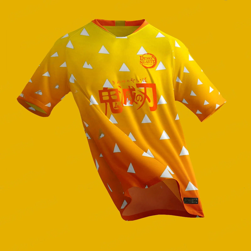 2024 nueva llegada lato Japón Demon Slayer camiseta de dibujos animados dla dzieci rozciągliwy letnia koszulka 3D drukowan