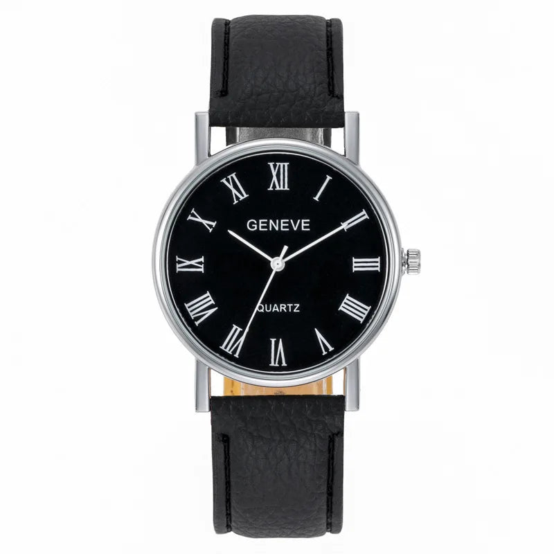 Fashion Men's Watch Set Business Versatile Retro Classic Quartz Watch Suitable for Daily Clothing Matching or Holiday Gifts