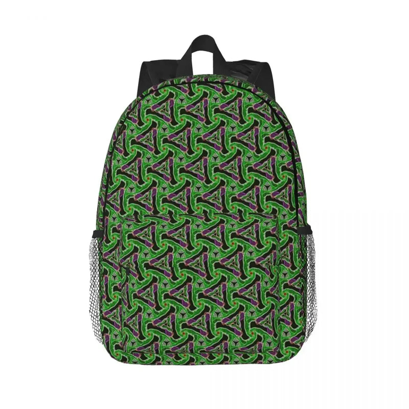 African Ankara Wax Print Backpack Student Boys Girls BookBag Kids School Bag Computer Shoulder Bags for Men Women