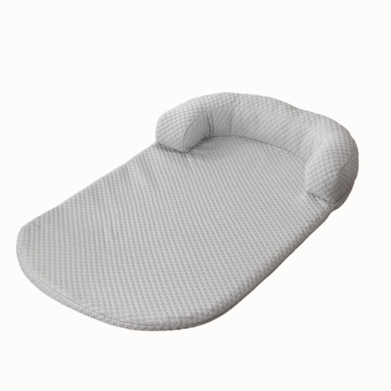 Cama grande para cães, respirável, primavera verão, resfriamento, antiderrapante, cama para gatos com travesseiro, tecido de seda gelada, cama para cães pequenos, almofada para animais de estimação