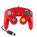 Controlador de jogo com fio para GameCube NGC Joystick de gamepad com fio de botão único para console de jogos NGC