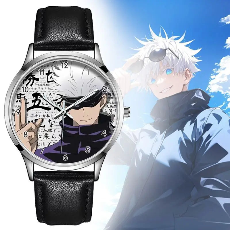 Jujutsu Kaisen Gojo Satoru Waterproof Watch Student pointer Watch Lolita Birthday present Cosplay Cute Cartoon Xmas Gifts
