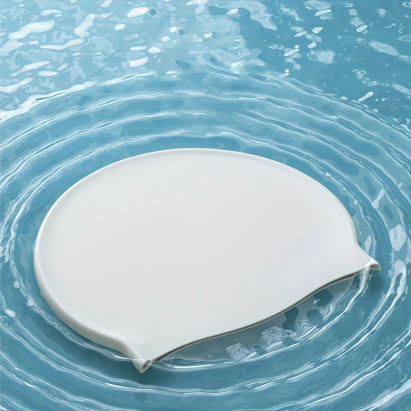 1pc Premium Unisex Silicone Swimming Cap  Waterproof Non slip Super Elastic for Diving  Everyday Use  Secure Fit Ultimate