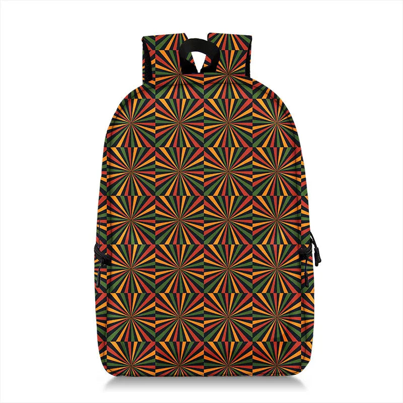 African Women Backpack Africa Tribal Ethic Shoulder Travel Bags Fashion Rucksack Teenager Laptop Daypack School Bags Gift