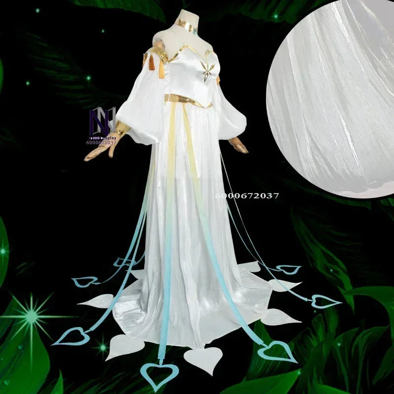 Genshin Impact The Greater Lord Rukkhadevata Nahida Cosplay Costume Carnival Uniform Anime Halloween Costumes for Women Outfits