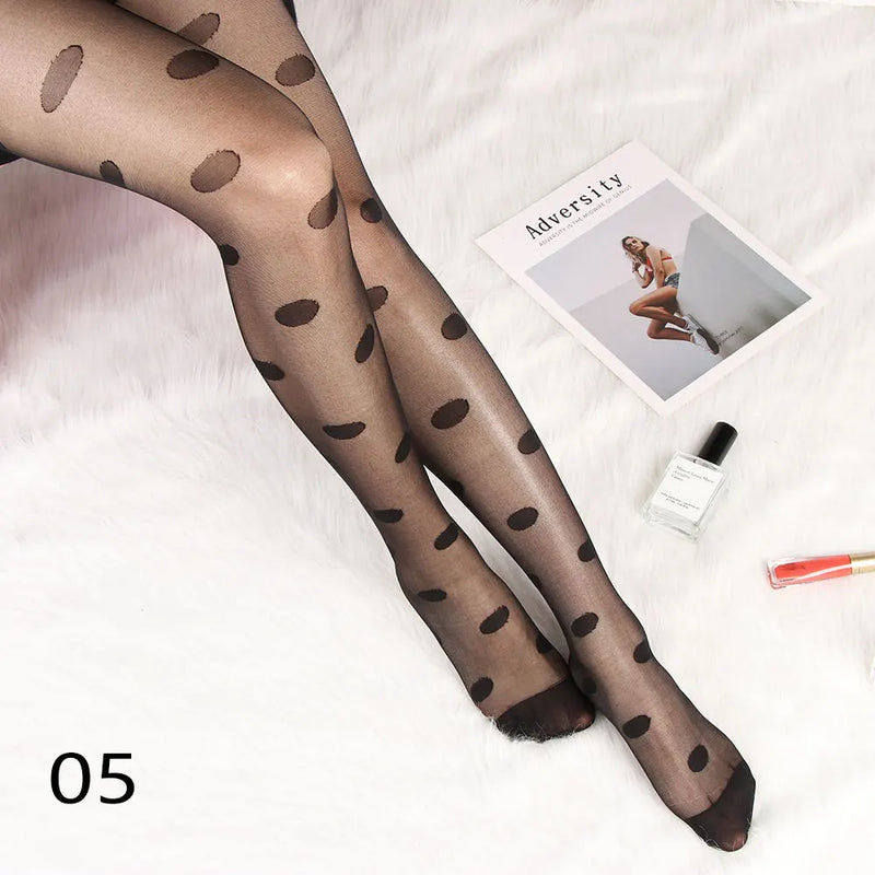 Female Thigh Sheer Elastic Plus Size Women Lingerie Pantyhose Thigh stockings