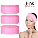10/50/100 pçs descartável spa facial headbands branco facial esteticista bandana envoltório não tecido macio cuidados com a pele salão de beleza supplie