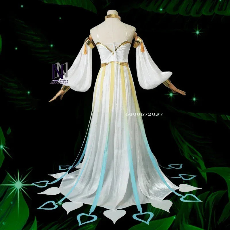 Genshin Impact The Greater Lord Rukkhadevata Nahida Cosplay Costume Carnival Uniform Anime Halloween Costumes for Women Outfits